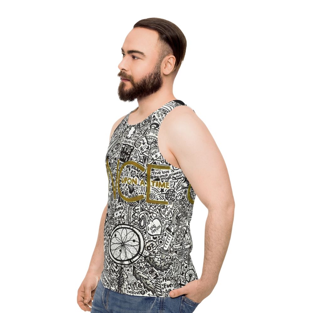 Once Upon a Time Unisex Fairytale Themed Tank Top - men side