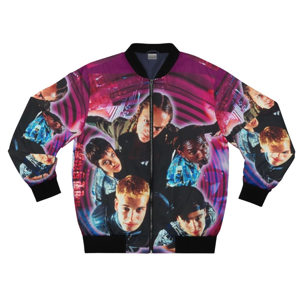 90s Hackers Bomber Jacket - Retro Cult Classic Movie Fashion