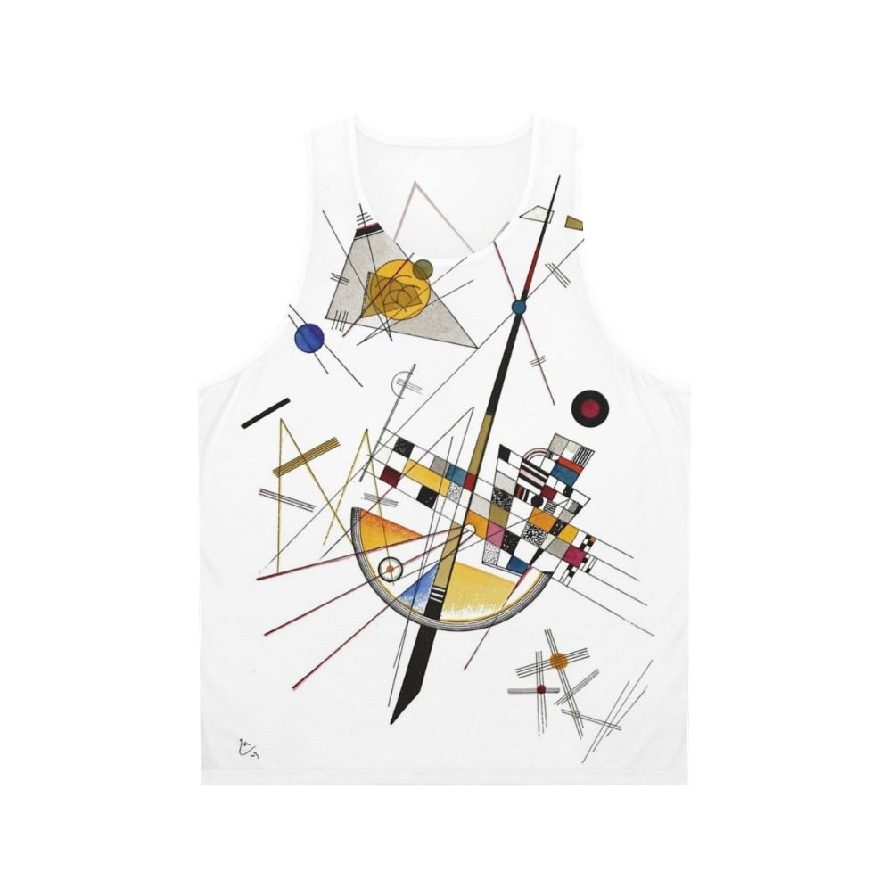 Wassily Kandinsky inspired abstract art unisex tank top