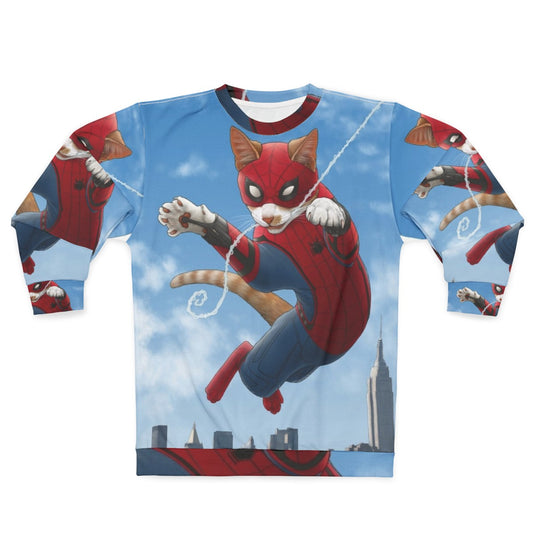 Spider Cat Superhero Sweatshirt