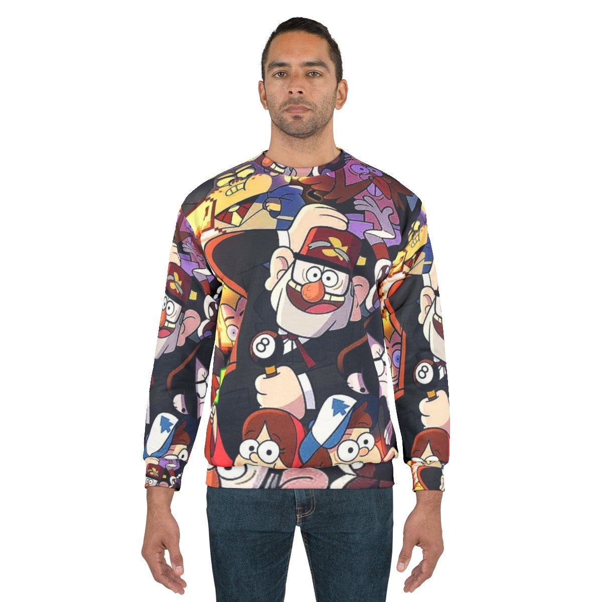 Gravity Falls Cartoon Graphic Sweatshirt - men