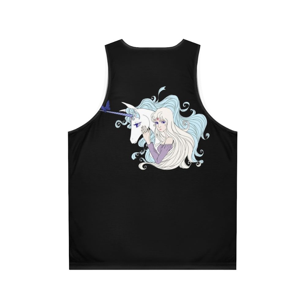 Unisex 'The Last Unicorn' fantasy tank top - Back