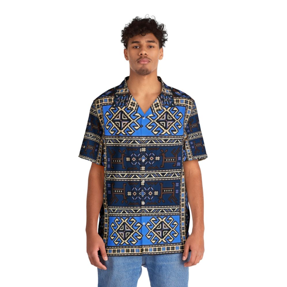 Armenian Art Pattern Hawaiian Shirt - Lifestyle