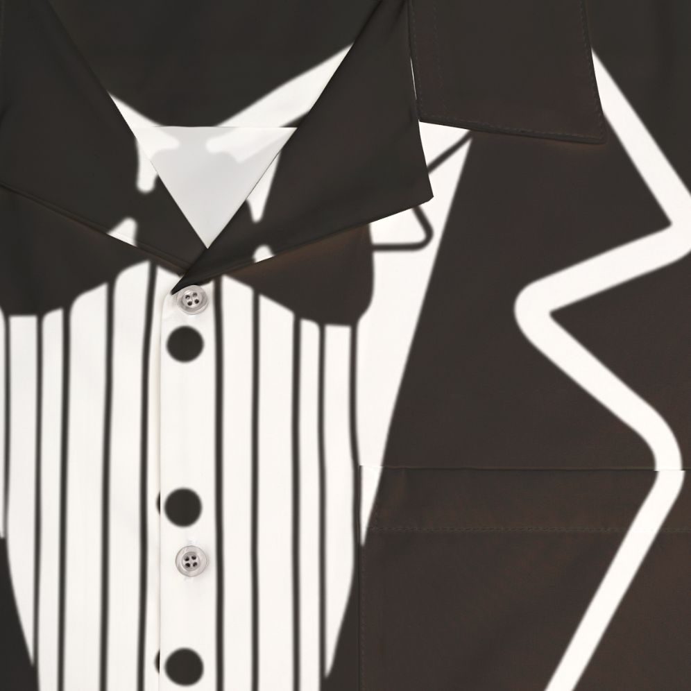 Bow Tie Tuxedo Hawaiian Shirt - Detail