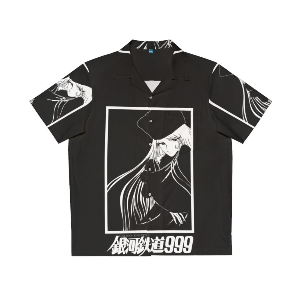 Galaxy Express 999 Hawaiian Shirt with Retro Sci-Fi Manga Design