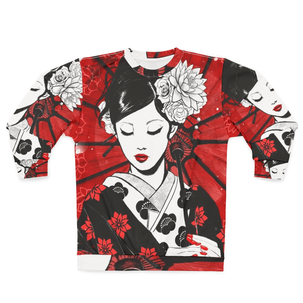 Geisha Japan Collection Graphic Sweatshirt