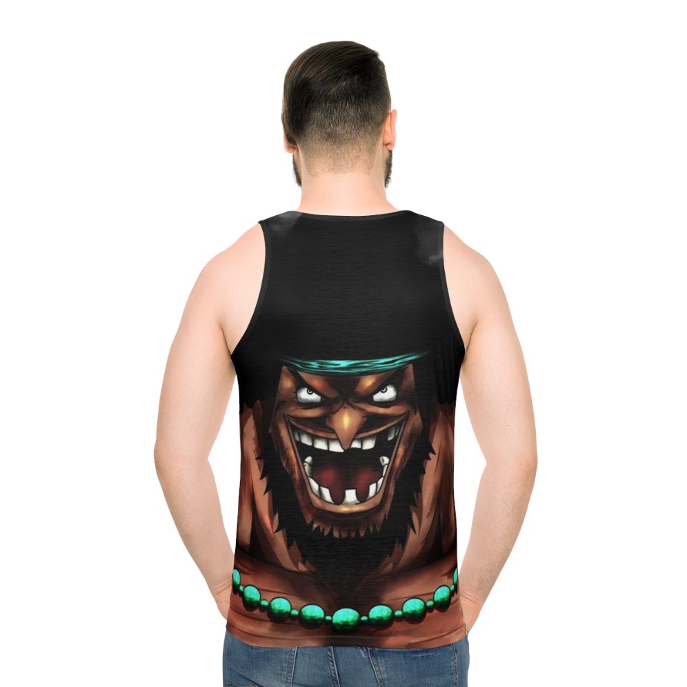 One Piece Blackbeard Marshall D Teach Unisex Tank Top - men back