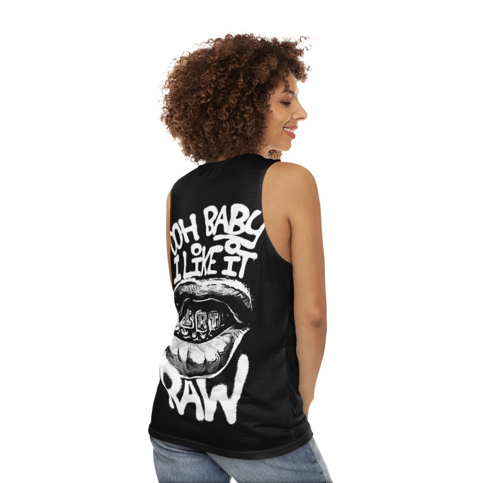 ODB Ooh Baby I Like It Raw Unisex Tank Top - women back