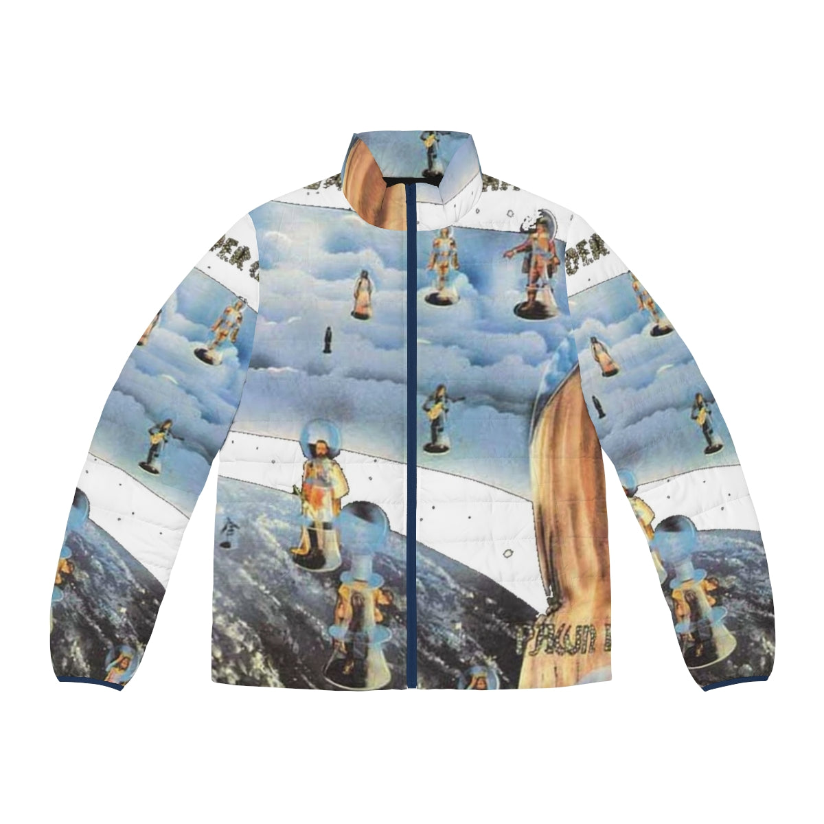 Pawn Hearts Puffer Jacket with van der graaf generator and progressive rock inspired design