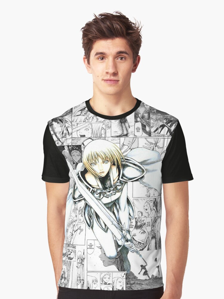 Claymore Clare Anime Graphic T-Shirt - Men