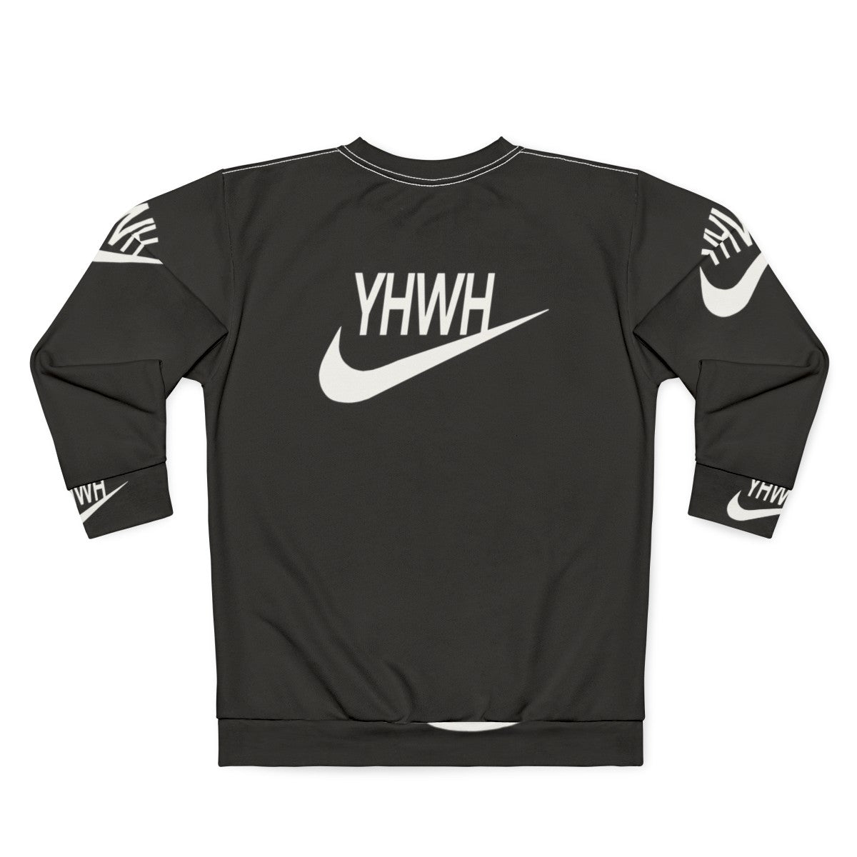 YHWH Sports Logo Christian Sweatshirt - Back