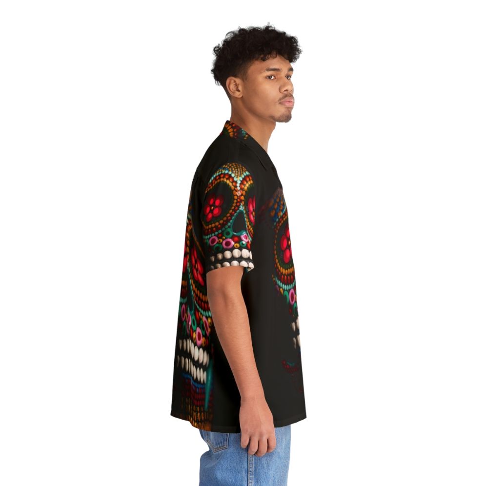 Day of the Dead Skull Hawaiian Shirt - People Pight