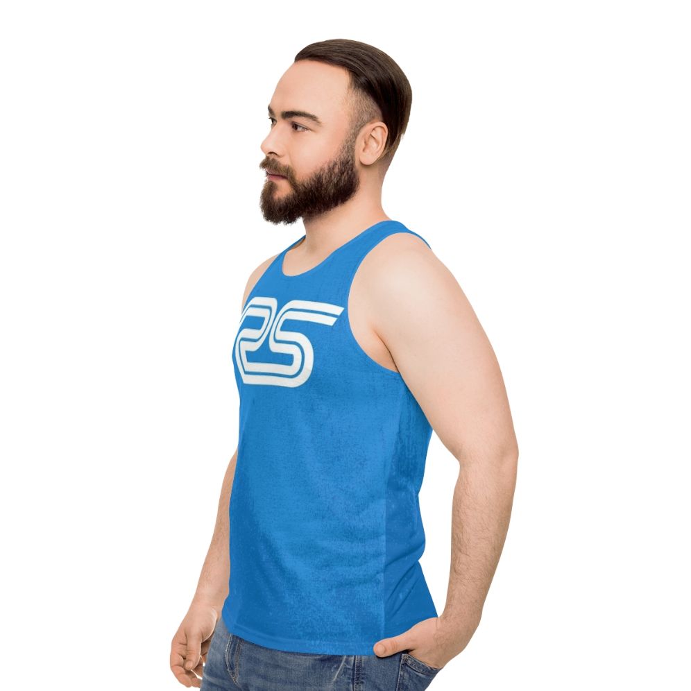 Ford RS Grunge Logo Unisex Tank Top - men side