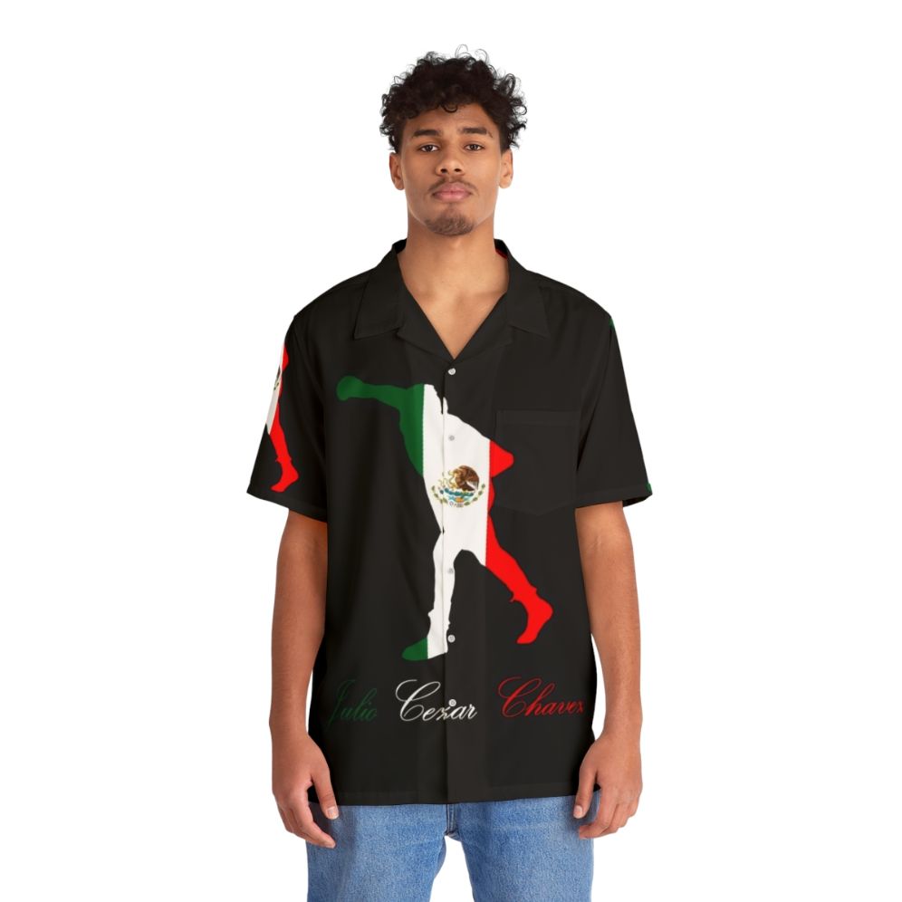 Julio César Chávez Mexican Boxing Hawaiian Shirt - People Front