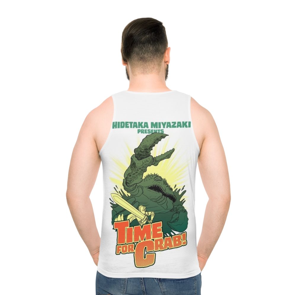 Time for Crab Dark Souls Unisex Gaming Tank Top - men back