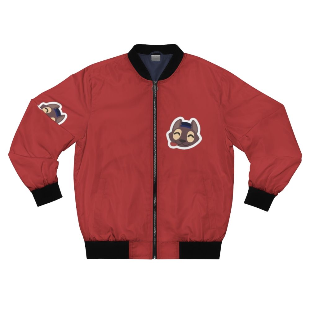 No Kills Wolf Bomber Jacket with Sticker Design