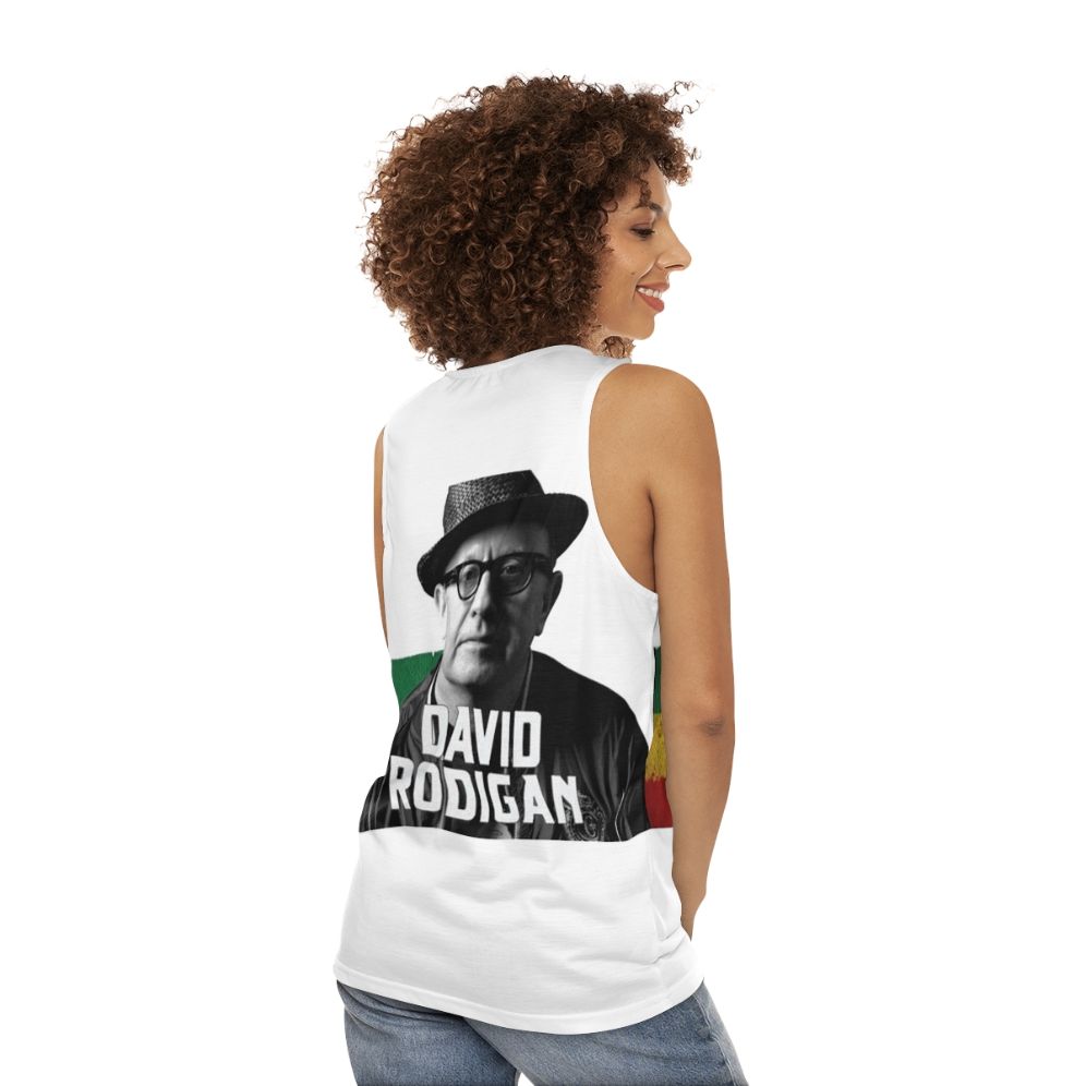 David Rodigan Unisex Tank Top - women back