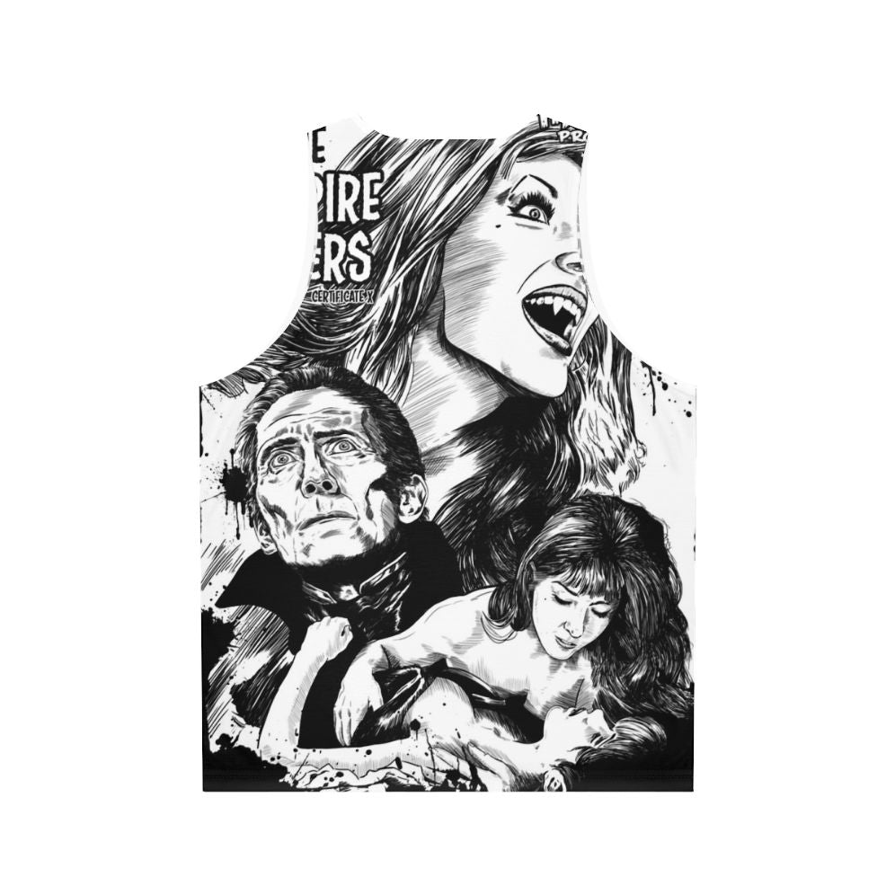 Hammer Horror Vampire Lovers Art Print Unisex Tank Top - Back