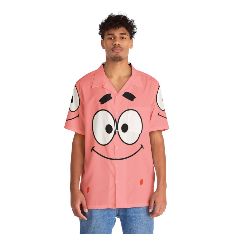 Patrick Star Hawaiian Shirt from Spongebob Squarepants - People Front