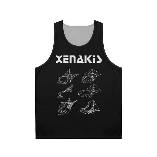 Iannis Xenakis Architecture Unisex Tank Top