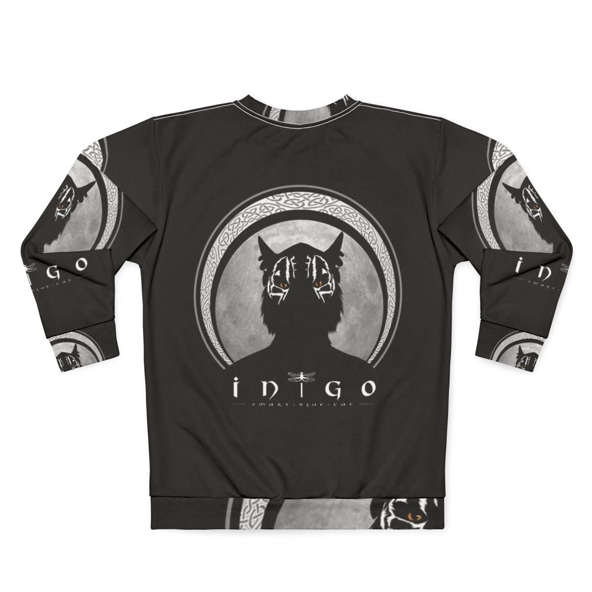 Inigo silhouetted sweatshirt for darker shades - Back