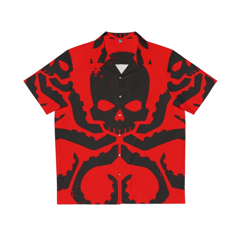 Hydra Badge Black Marvel Hawaiian Shirt