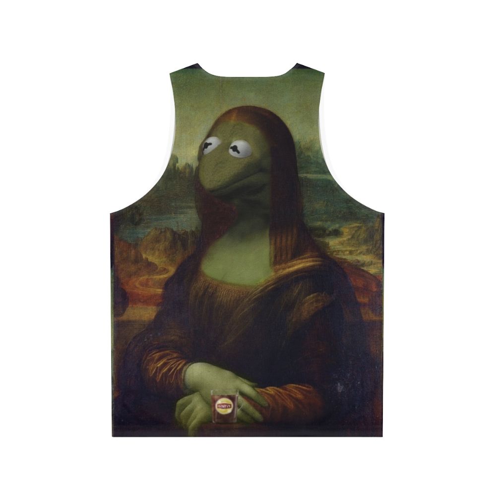 Mona Kermit Pop Culture Unisex Tank Top - Back