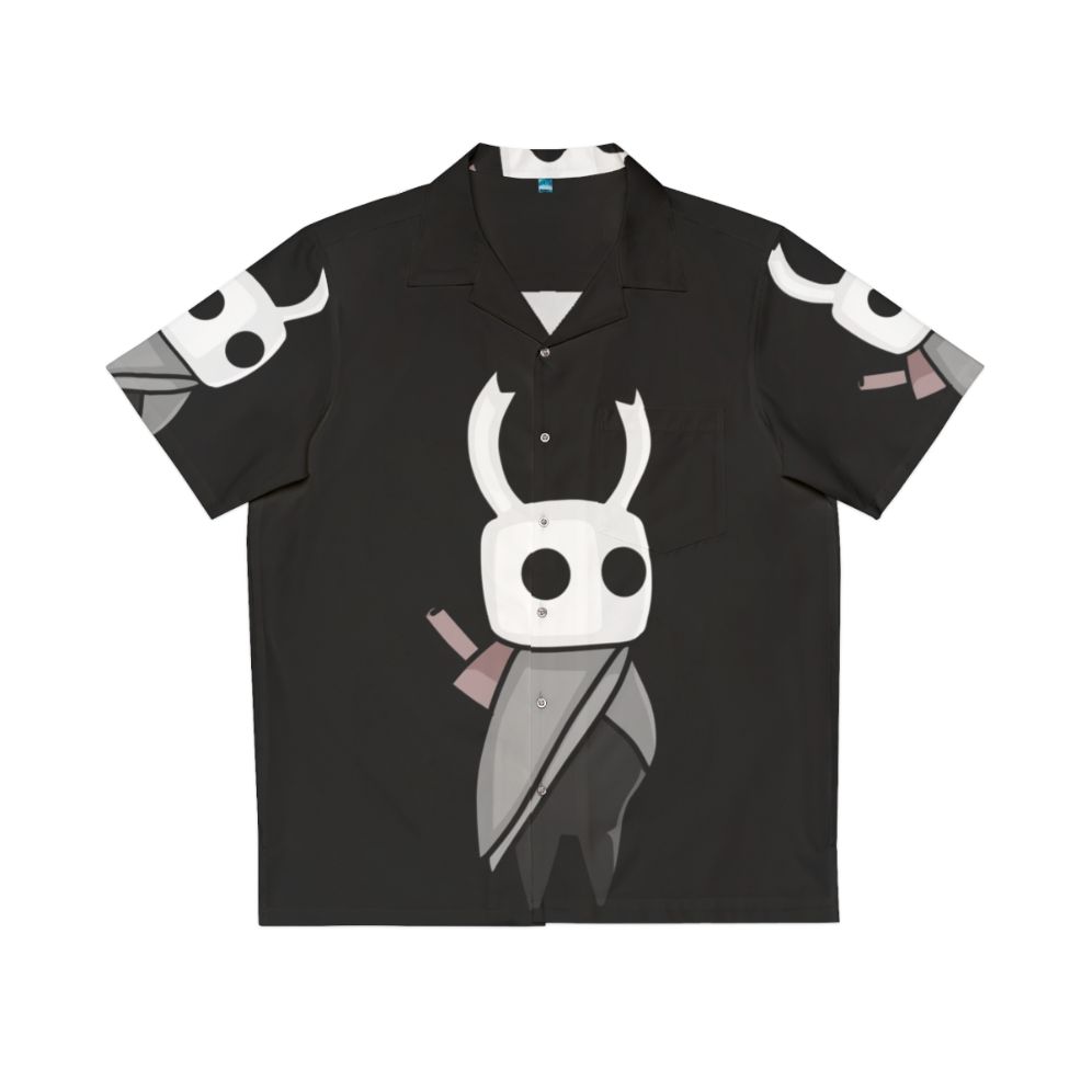 The Hollow Knight Hawaiian Shirt featuring iconic characters and designs from the game