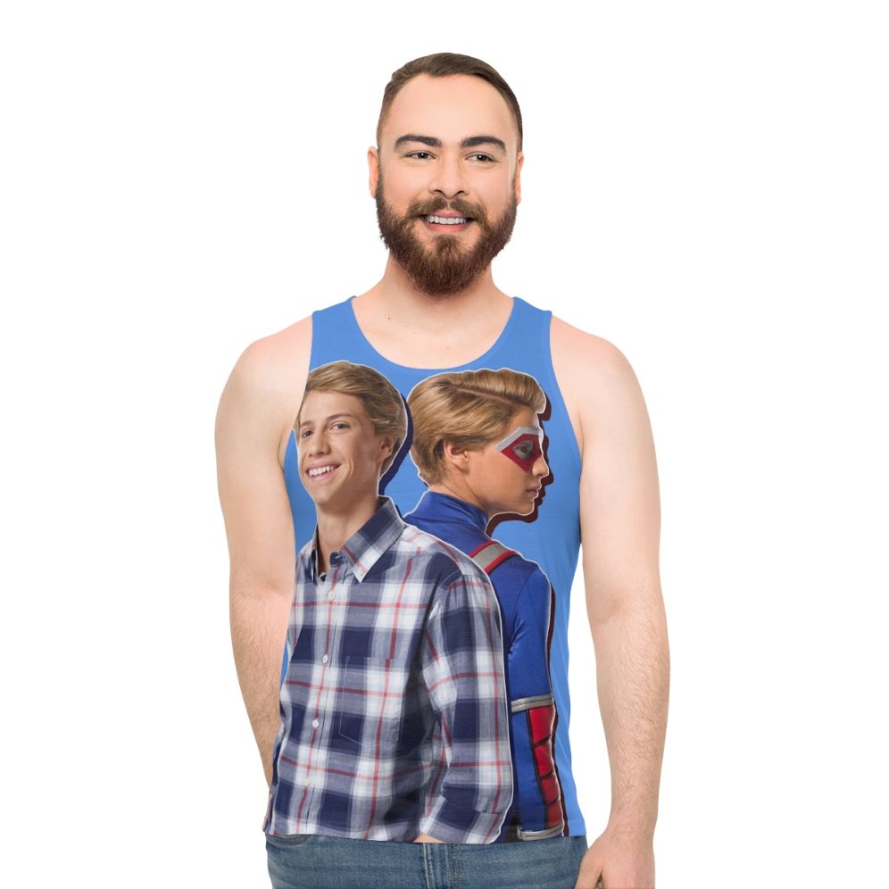 Henry Danger Superhero Unisex Tank Top - men