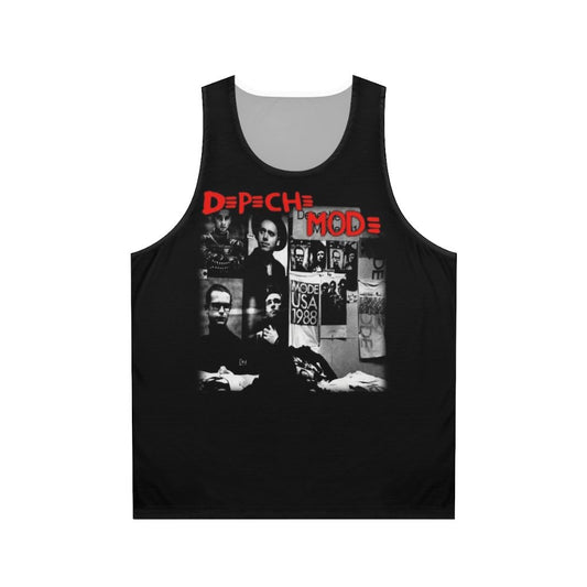 Dépéche Móde metal rock music unisex tank top