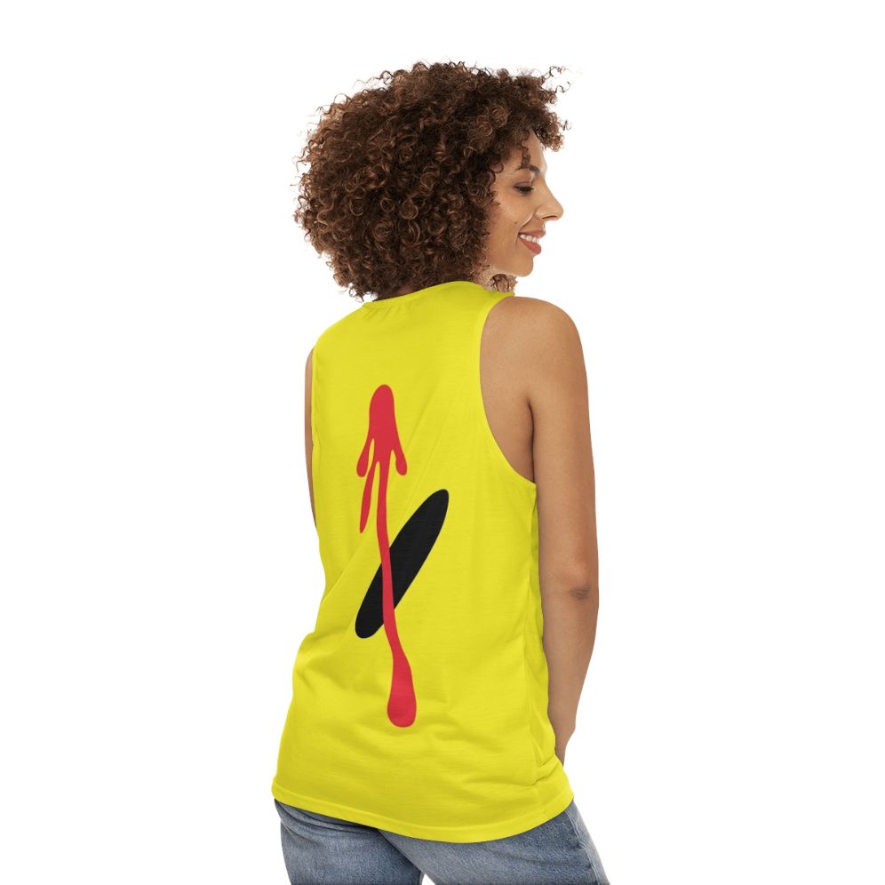 Watchmen Eye Logo Unisex Tank Top - women back