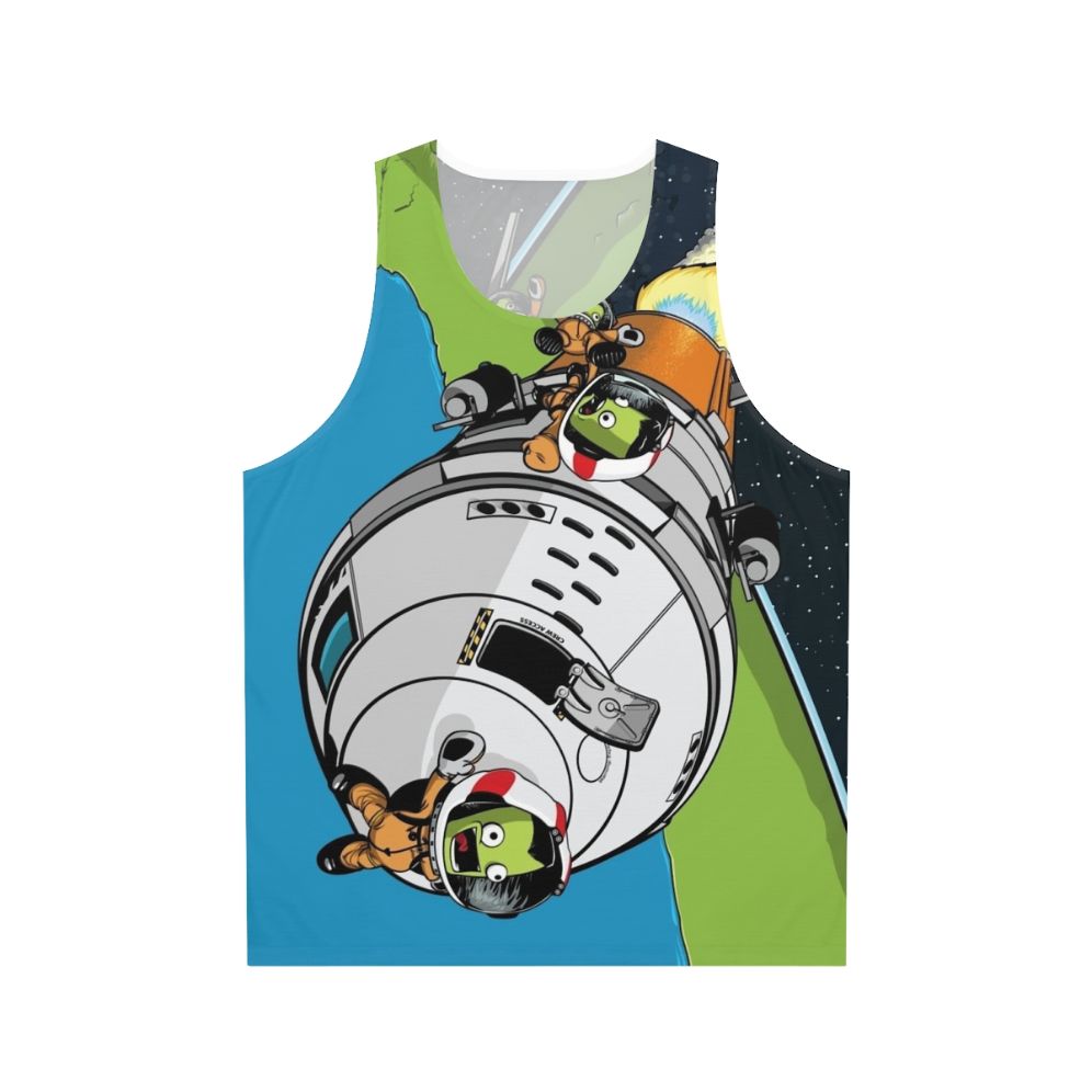 Unisex Kerbal Space Program inspired vector rocket tank top