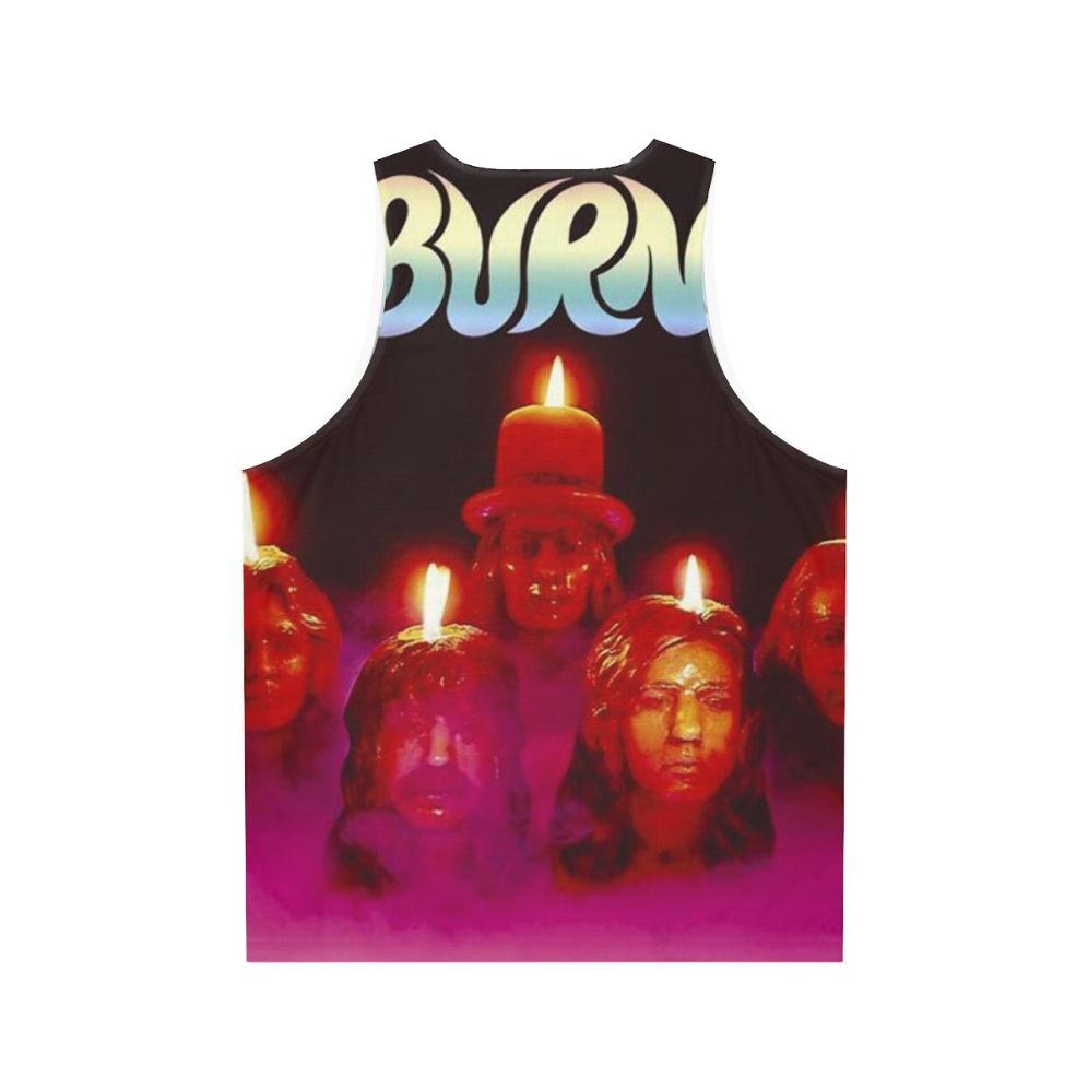 Burn Purple Unisex Tank Top - Back