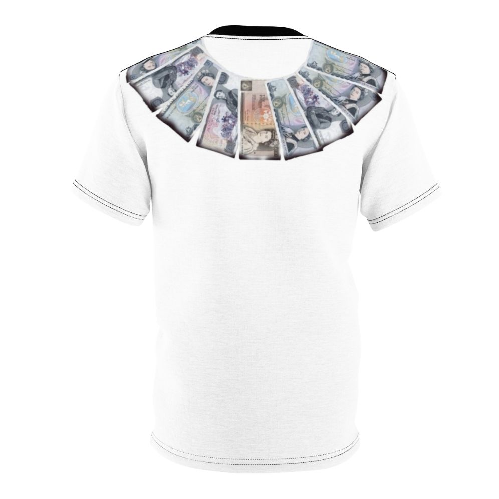 Music Inspired Ian Brown Stone Roses Style Money T-Shirt - Back