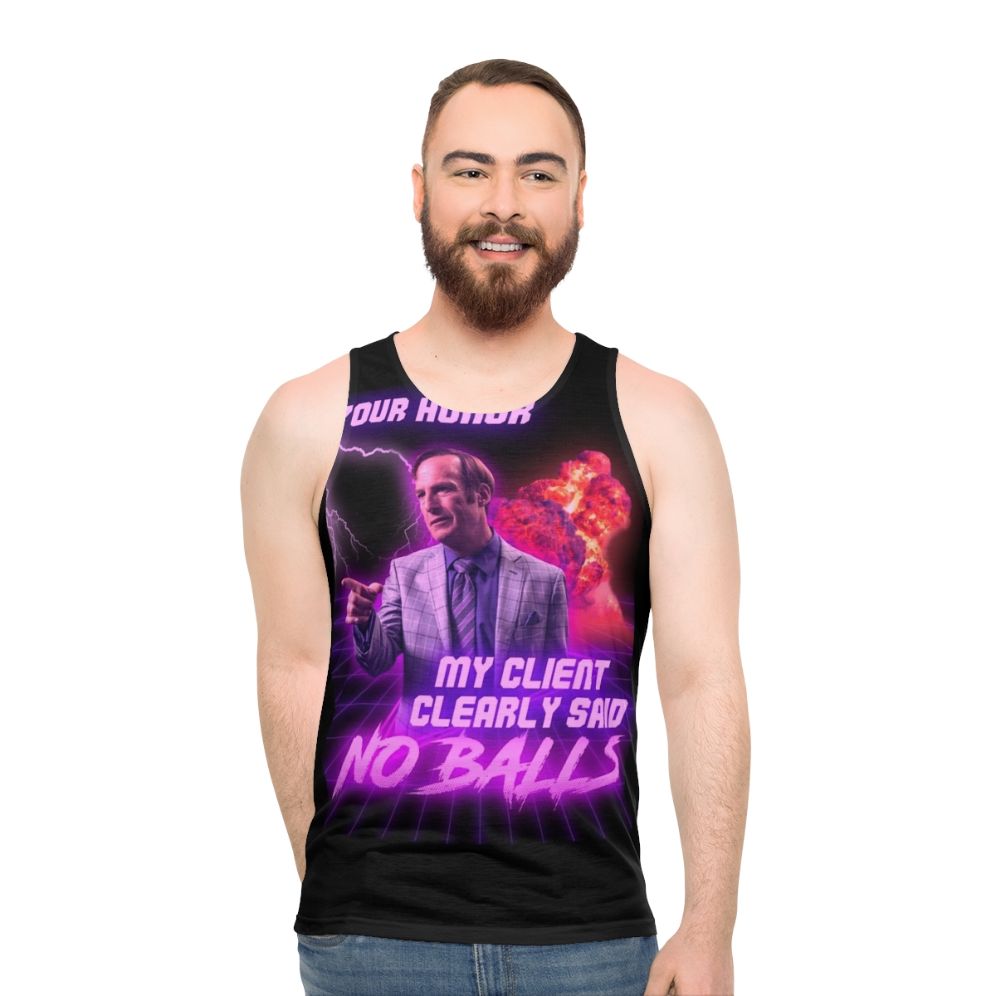 Unisex "No Balls" Funny Novelty Tank Top - men