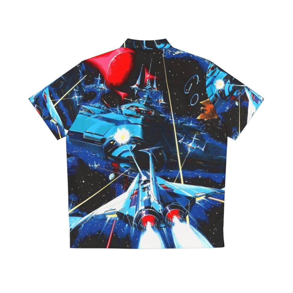 Gradius retro gaming Hawaiian shirt - Back