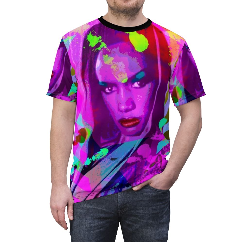 Vibrant and Stylish AOP T-Shirt Featuring the Iconic Grace Jones - men front