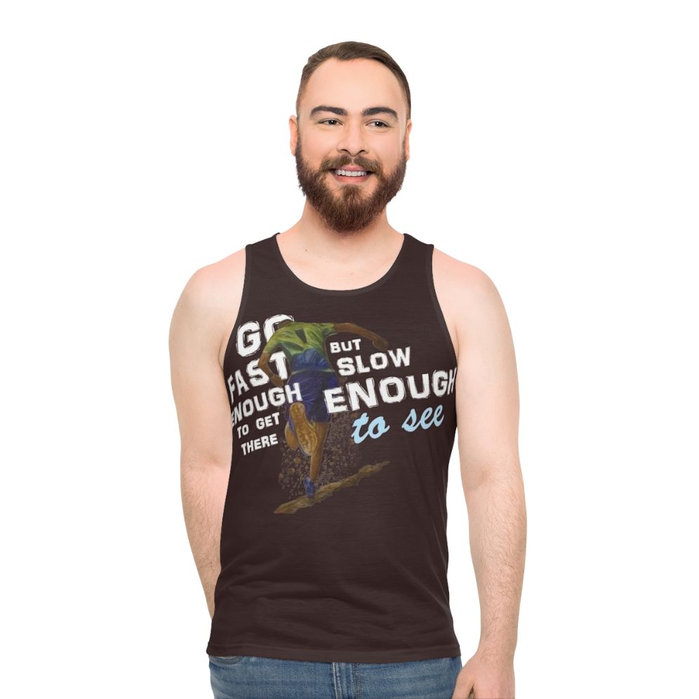 Trailrun unisex athletic tank top - men