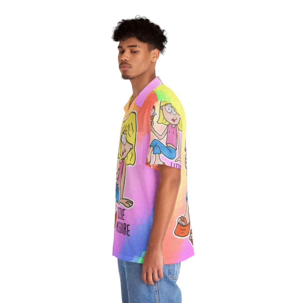 Lizzie Mcguire Hawaiian Shirt with Cartoon Inspired Print - People Left