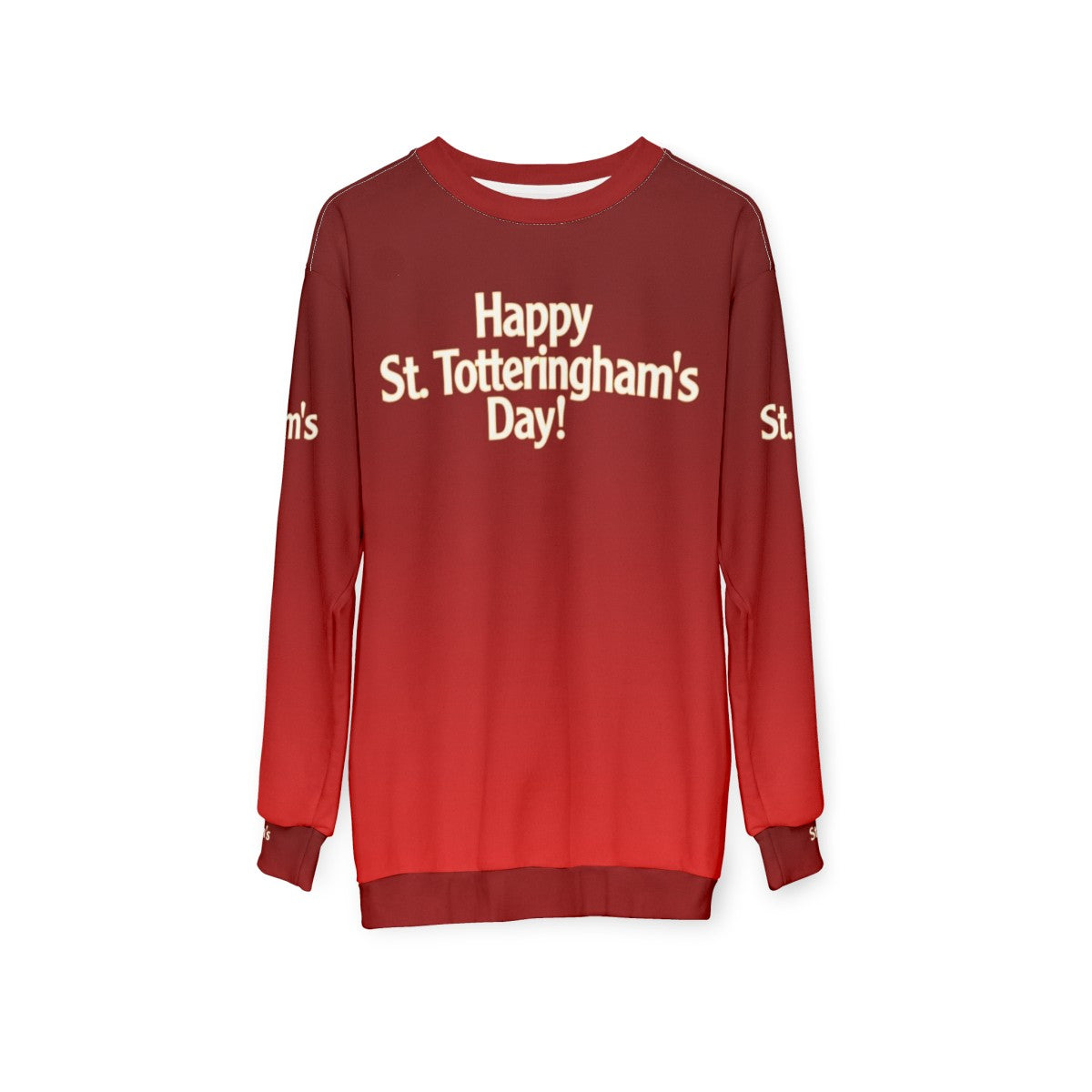 Happy St Totteringham's Day Arsenal FC Gooners Gifts Sweatshirt - hanging