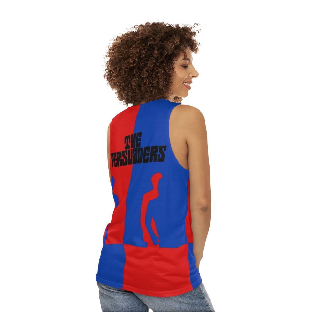 Persuaders Unisex Graphic Tank Top - women back