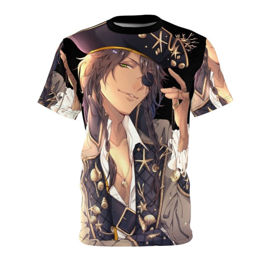 Leona Kingscholar inspired anime t-shirt with Twisted Wonderland aesthetic design