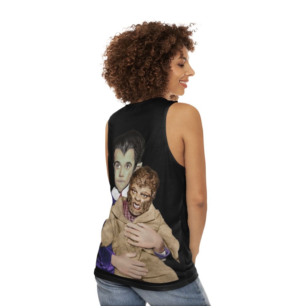 Vintage Eddie and the Werewolf Unisex Tank Top - women back