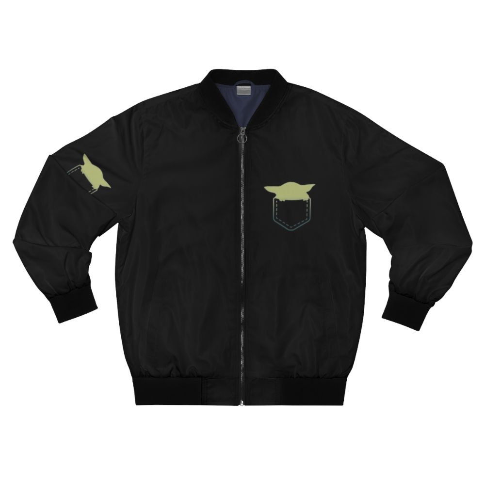 Cozy baby yoda star wars memes bomber jacket for boys