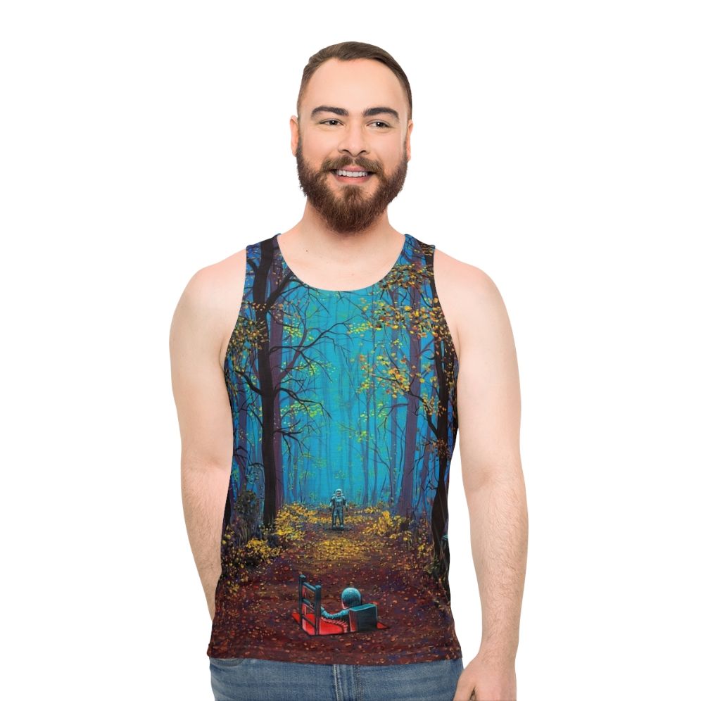 Cosmic Astronaut Unisex Tank Top - men