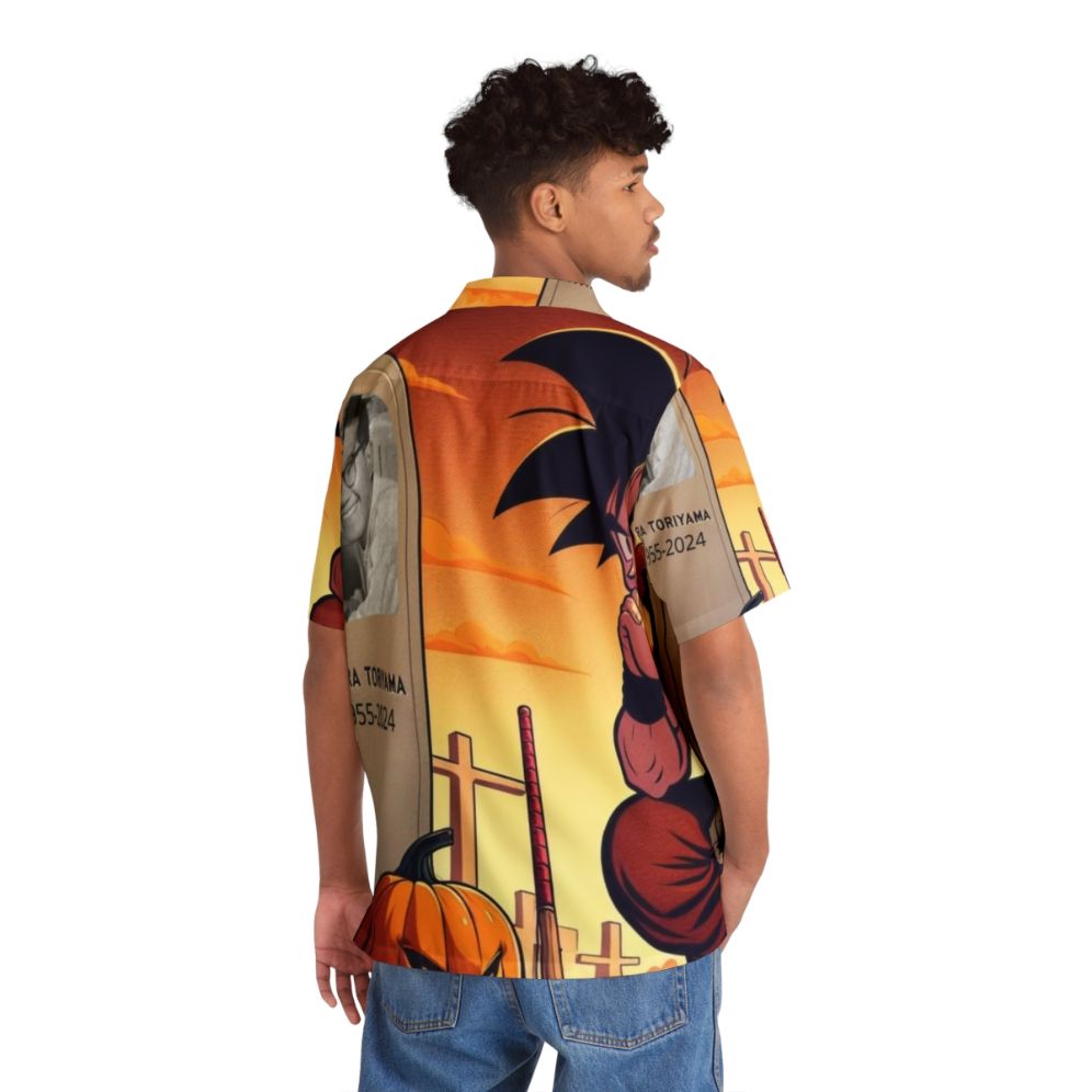 Akira Toriyama Dragon Ball Z Hawaiian Shirt - Flat lay