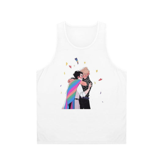 Heartstopper Netflix Nick and Charlie Bisexual Fanart Unisex Tank Top