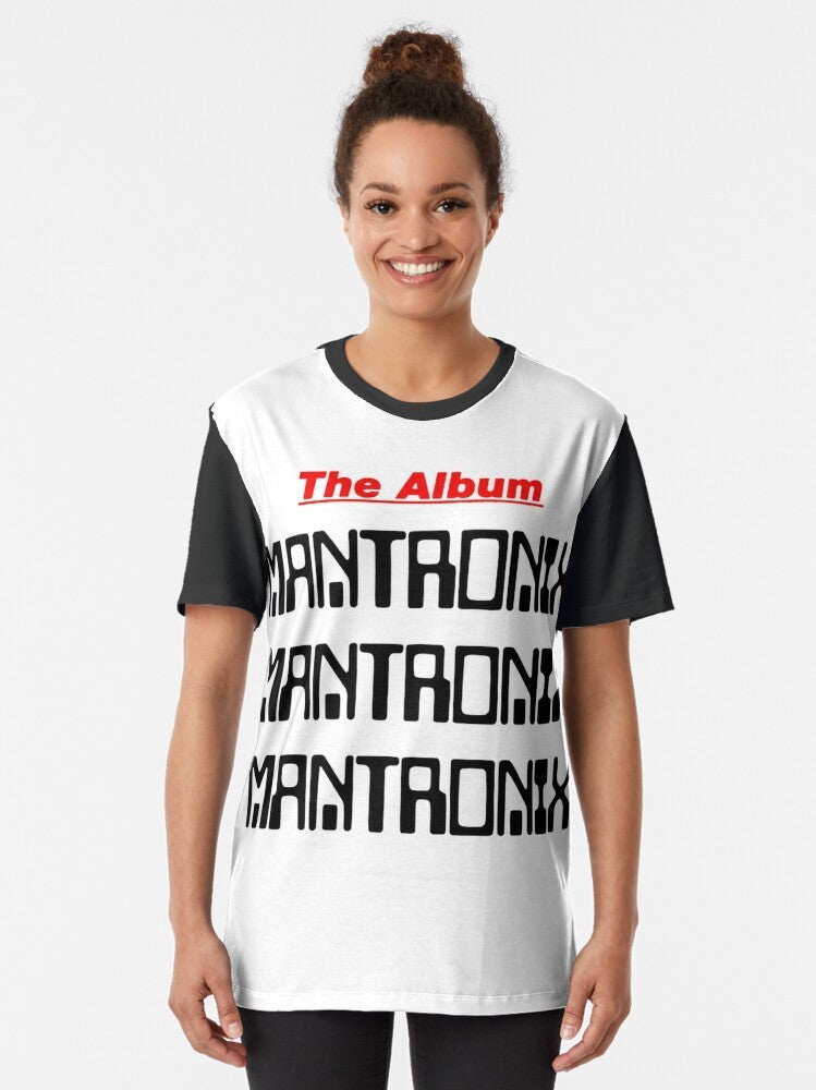 Vintage Mantronix graphic t-shirt with retro 80s/90s hip hop design - Women