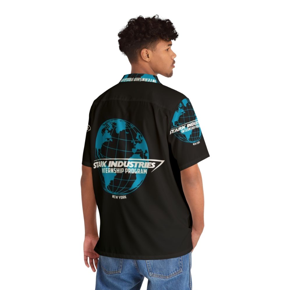 Internship Program Hawaiian Shirt with Spider-Man and Iron Man graphics - People Back