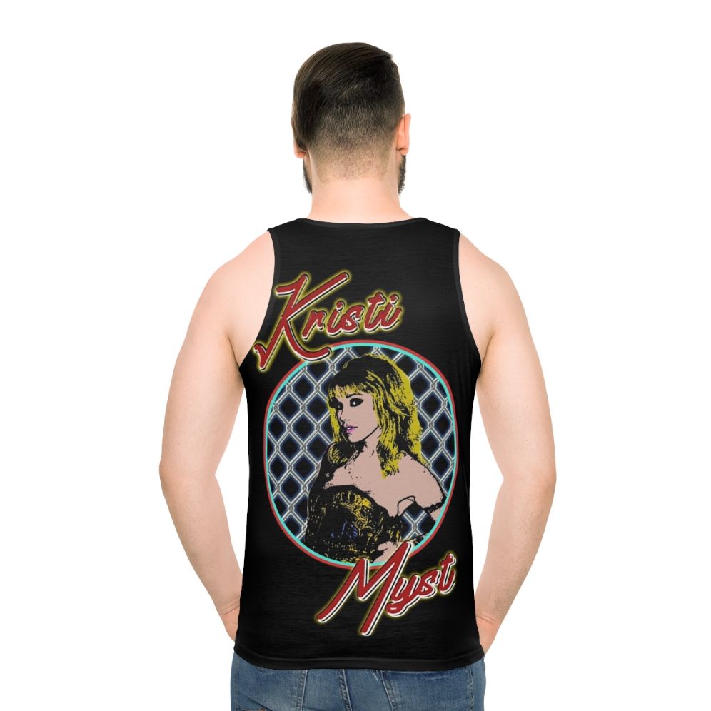 Kristi Myst Unisex Wrestling Tank Top - men back